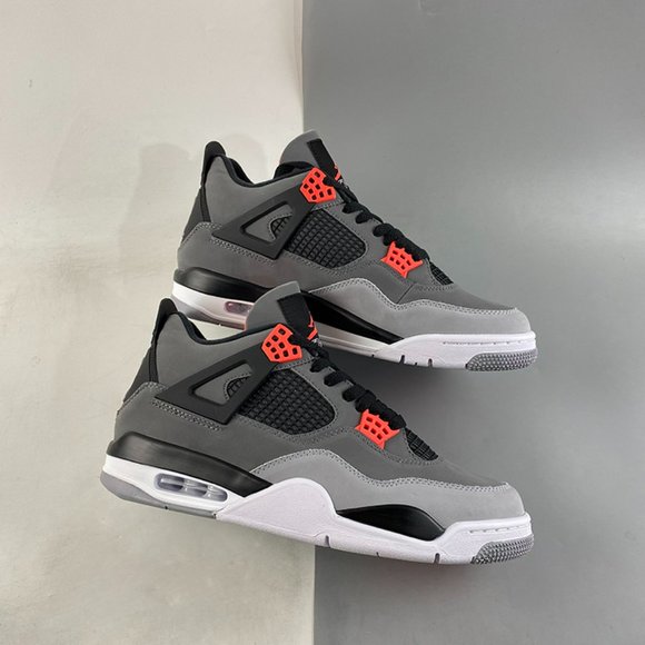 Air Jordan 4 Retro Infrared Sneakers - Picture 3 of 10